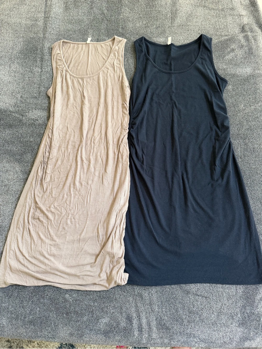 Pinkblush maternity ribbed dresses